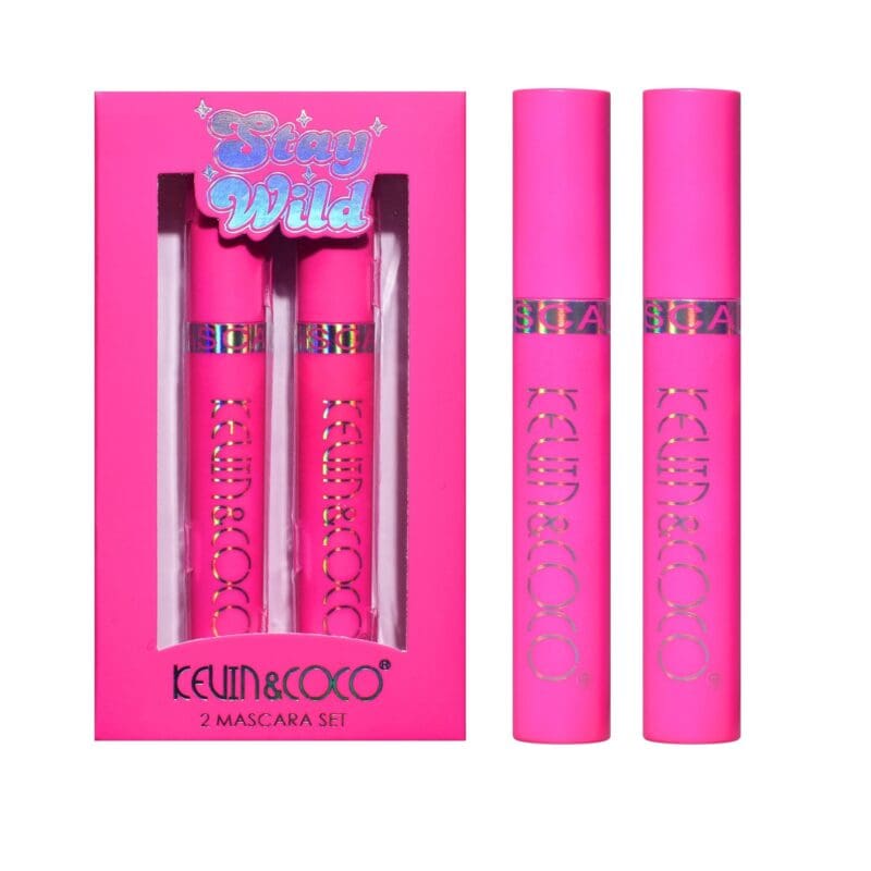set 2 mascara kevin coco stay wild 2 culori 15 1 x 8 5 x 2 2 cm negru maro 66050e97046ed
