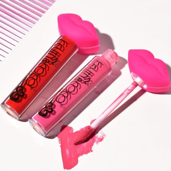 set de buze kevin coco punk rock 6 lip gloss uri 19 3 x 12 cm roz maro 6603ec3ec2e9d