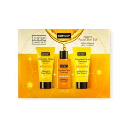 Sense Collection set pentru femei Crema de fata+Lotiune tonica+Gel de curatat fata 50+50+50ml Vitmin C 21799