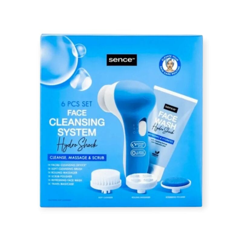 Sense beauty set pentru curatarea fetei (aparat+accesorii) Hydro Shock 21579