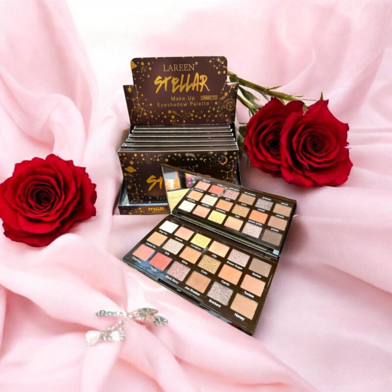 Paleta fard Lareen 18 culori pigmentate 2