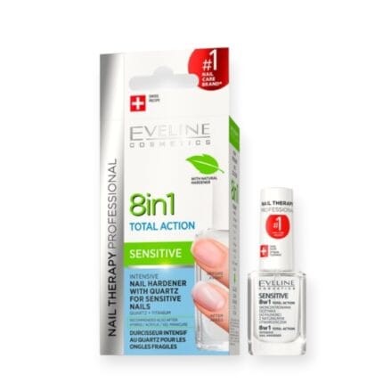 Tratament unghii Eveline 8in1, 12 ml, Sensitive