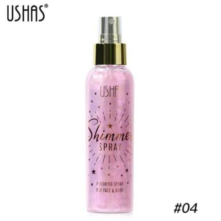 Spray Iluminator pentru Față și Corp Ushas Shimmer #04, 110ml