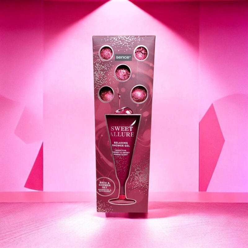 Set Cadou Sence Bath & Shower Bombs – Cherry 🍒 2